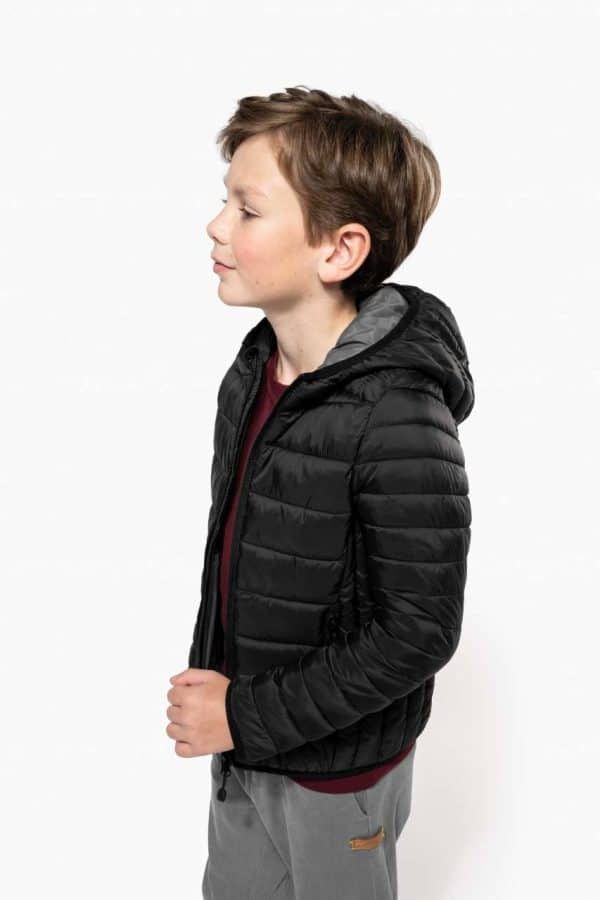 KA6112 KIDS' LIGHTWEIGHT HOODED PADDED JACKET