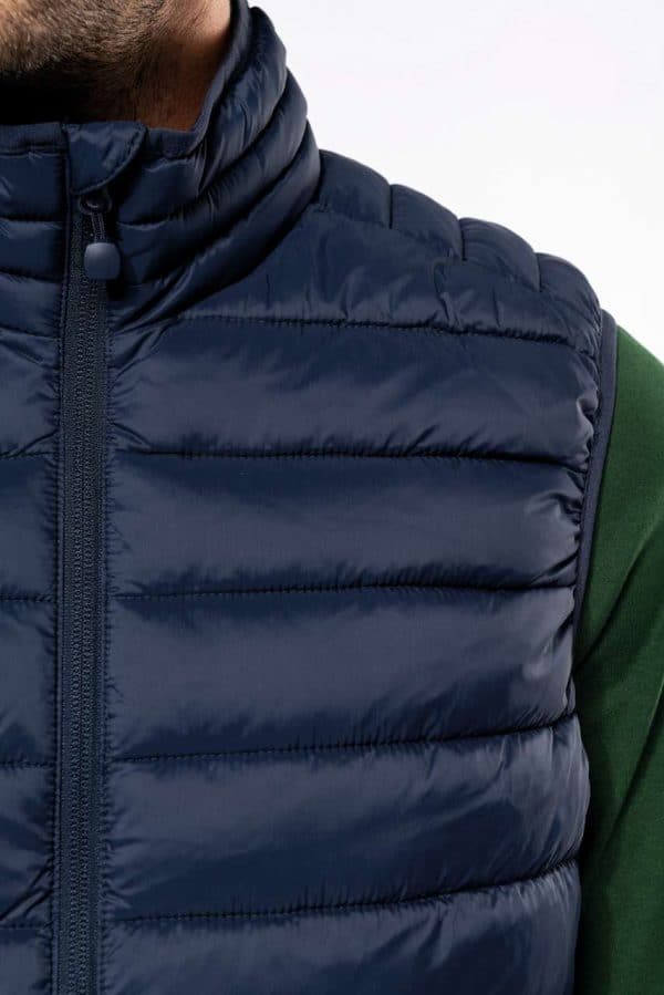 KA6113 MEN’S LIGHTWEIGHT SLEEVELESS FAKE DOWN JACKET