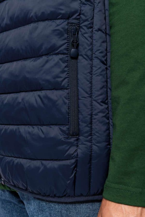 KA6113 MEN’S LIGHTWEIGHT SLEEVELESS FAKE DOWN JACKET