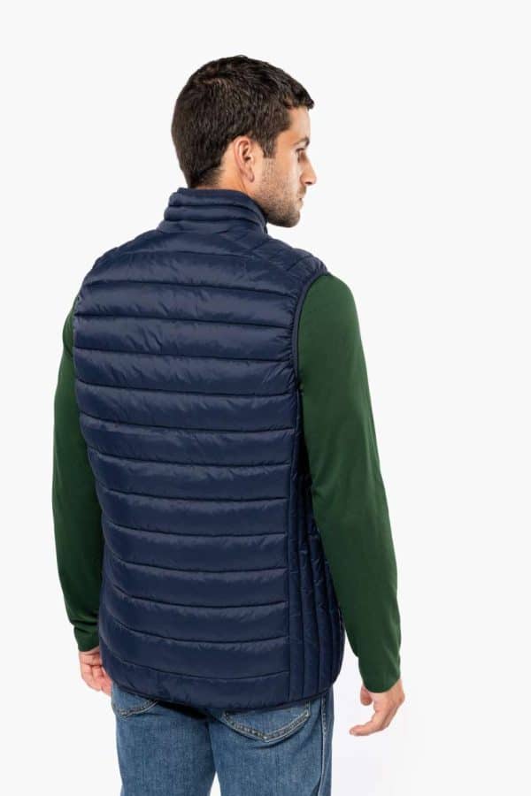 KA6113 MEN’S LIGHTWEIGHT SLEEVELESS FAKE DOWN JACKET
