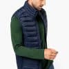KA6113 MEN’S LIGHTWEIGHT SLEEVELESS FAKE DOWN JACKET