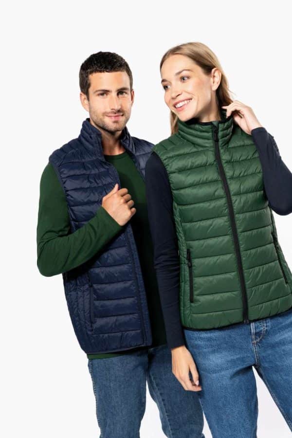 KA6113 MEN’S LIGHTWEIGHT SLEEVELESS FAKE DOWN JACKET