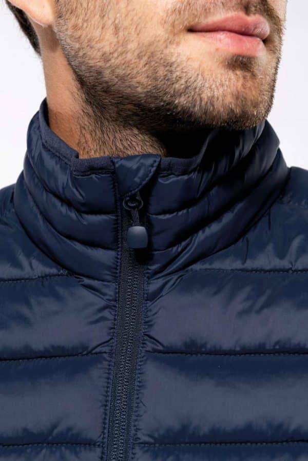 KA6113 MEN’S LIGHTWEIGHT SLEEVELESS FAKE DOWN JACKET