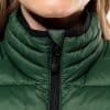 KA6114 LADIES' LIGHTWEIGHT SLEEVELESS FAKE DOWN JACKET