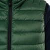 KA6114 LADIES' LIGHTWEIGHT SLEEVELESS FAKE DOWN JACKET