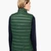 KA6114 LADIES' LIGHTWEIGHT SLEEVELESS FAKE DOWN JACKET