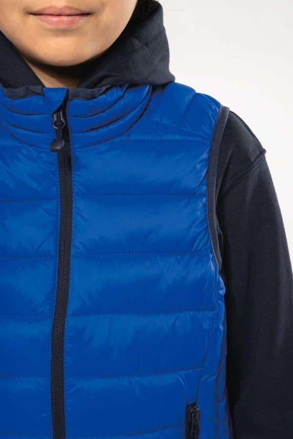 KA6115 KIDS' LIGHTWEIGHT SLEEVELESS PADDED JACKET