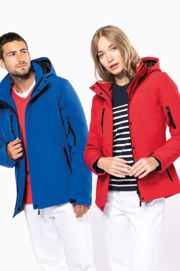 KA650 MEN'S HOODED SOFTSHELL LINED PARKA