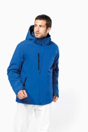 KA650 MEN'S HOODED SOFTSHELL LINED PARKA