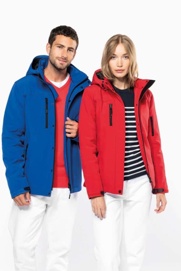 KA651 LADIES’ HOODED SOFTSHELL LINED PARKA