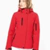KA651 LADIES’ HOODED SOFTSHELL LINED PARKA