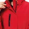 KA651 LADIES’ HOODED SOFTSHELL LINED PARKA