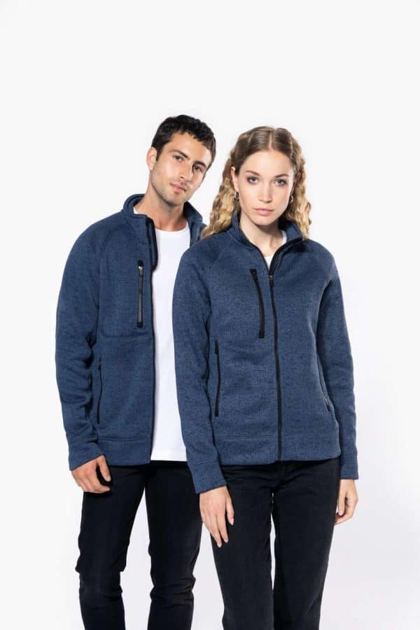 KA9106 MEN'S FULL ZIP HEATHER JACKET