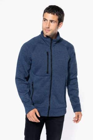 KA9106 MEN'S FULL ZIP HEATHER JACKET