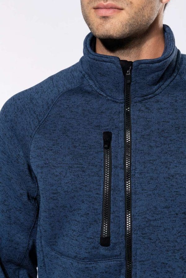 KA9106 MEN'S FULL ZIP HEATHER JACKET