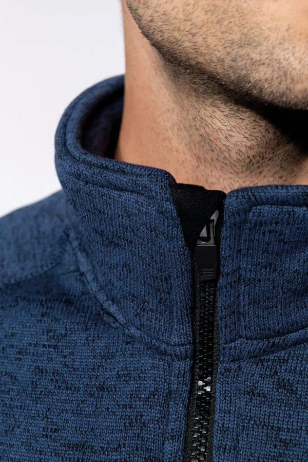 KA9106 MEN'S FULL ZIP HEATHER JACKET