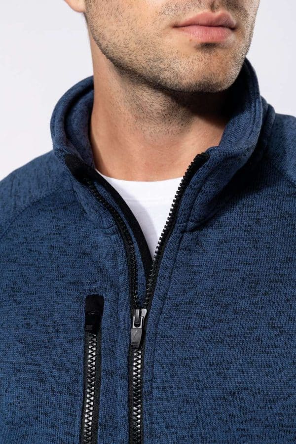 KA9106 MEN'S FULL ZIP HEATHER JACKET