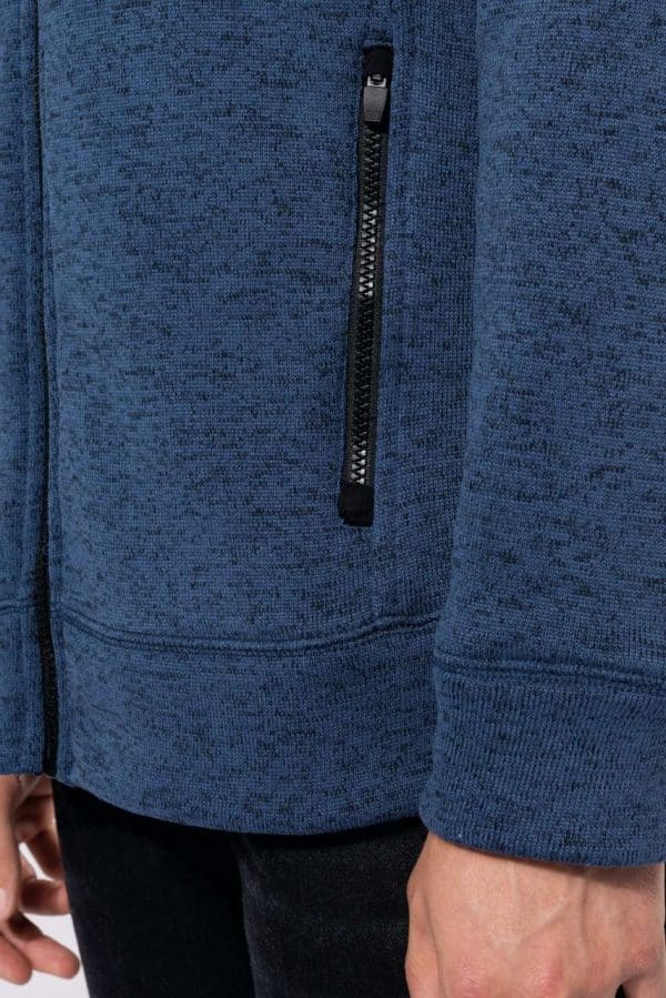 KA9106 MEN'S FULL ZIP HEATHER JACKET