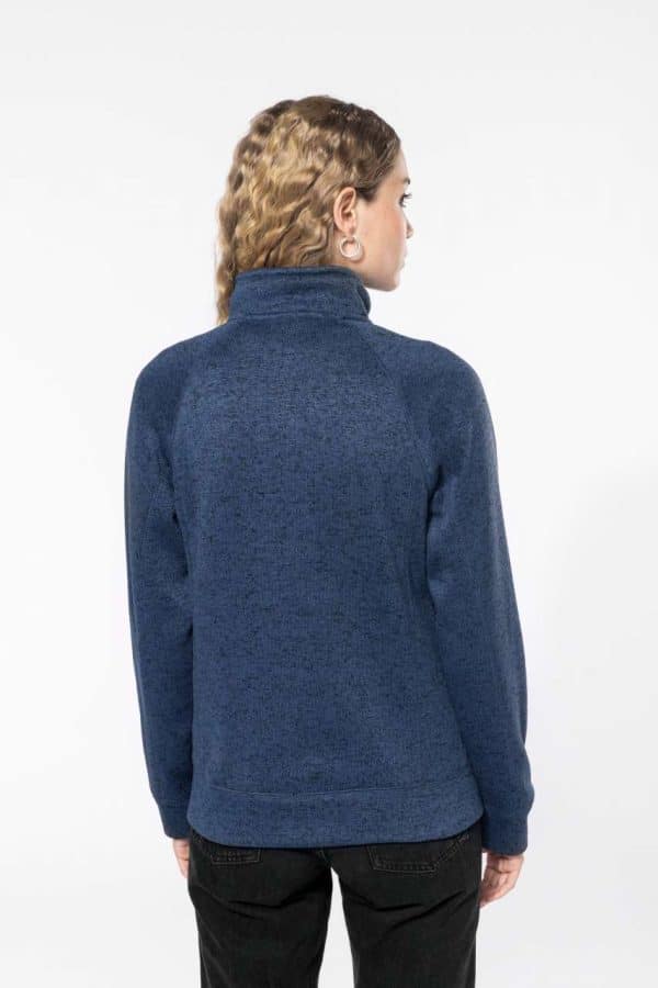 KA9107 LADIES' FULL ZIP HEATHER JACKET