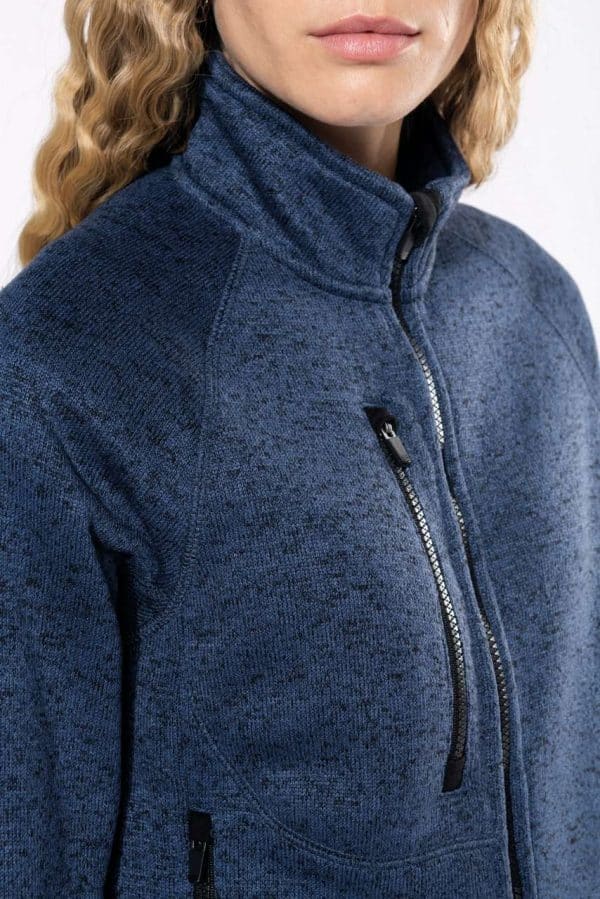 KA9107 LADIES' FULL ZIP HEATHER JACKET