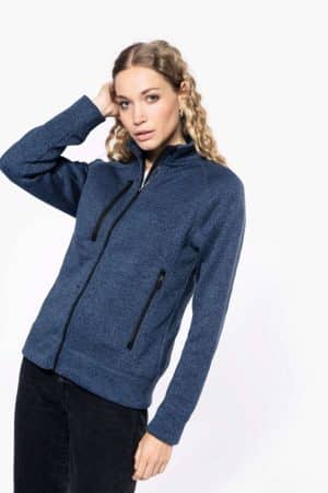 KA9107 LADIES' FULL ZIP HEATHER JACKET