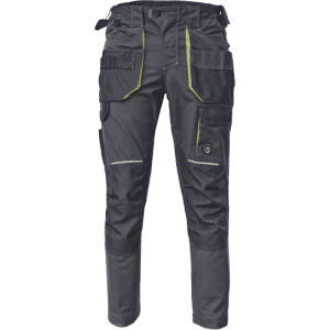 SHELDON pants anthracite/yellow