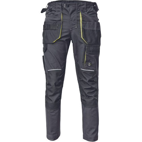 SHELDON pants anthracite/yellow