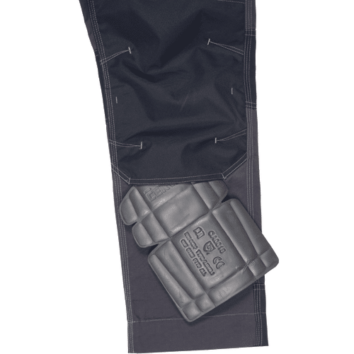 SHELDON pants anthracite/yellow