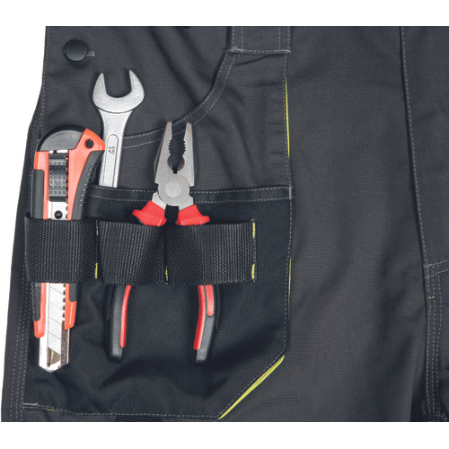 SHELDON RFLX pants anthracite/yellow