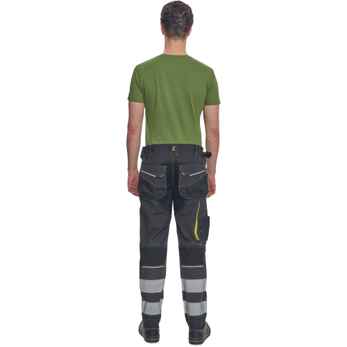 SHELDON RFLX pants anthracite/yellow