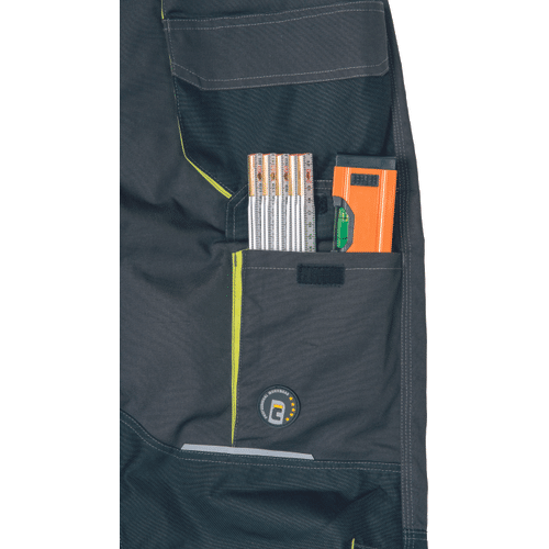 SHELDON RFLX pants anthracite/yellow