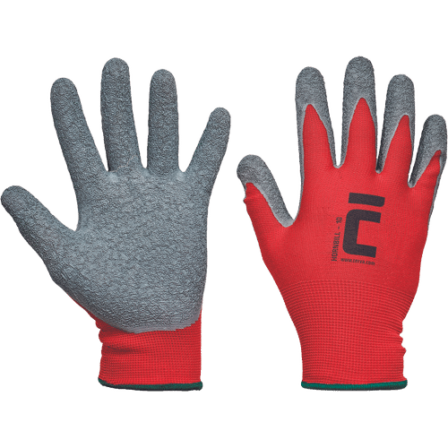 HORNBILL gloves dipped in rubber -