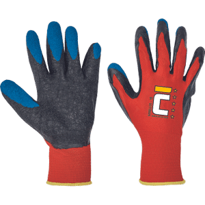 VANELLUS gloves dipped in latex red