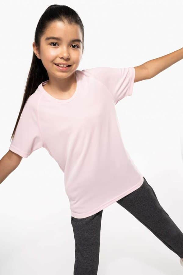 PA445 KIDS' SHORT SLEEVED SPORTS T-SHIRT