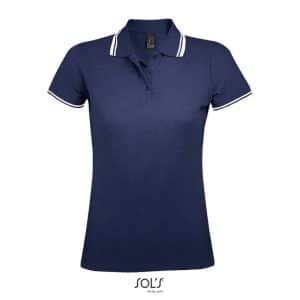 French Navy/Neon Orange