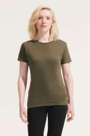 SO01825 SOL'S REGENT WOMEN - ROUND COLLAR T-SHIRT
