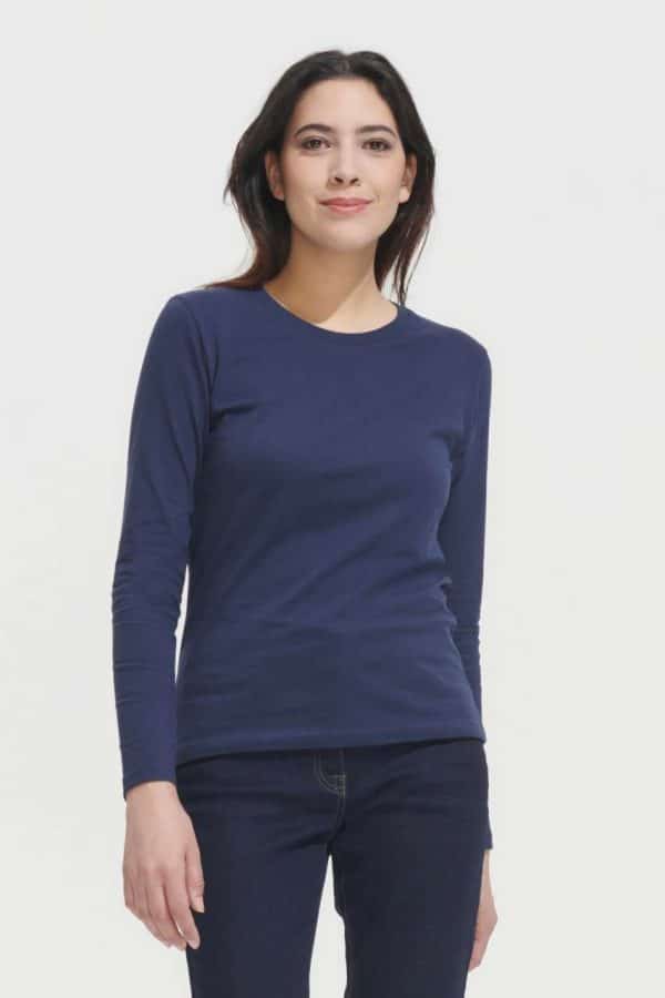 SO02075 SOL'S IMPERIAL LSL WOMEN - LONG-SLEEVE T-SHIRT