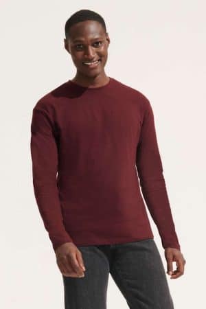 SO11420 SOL'S MONARCH - MEN'S ROUND COLLAR LONG SLEEVE T-SHIRT