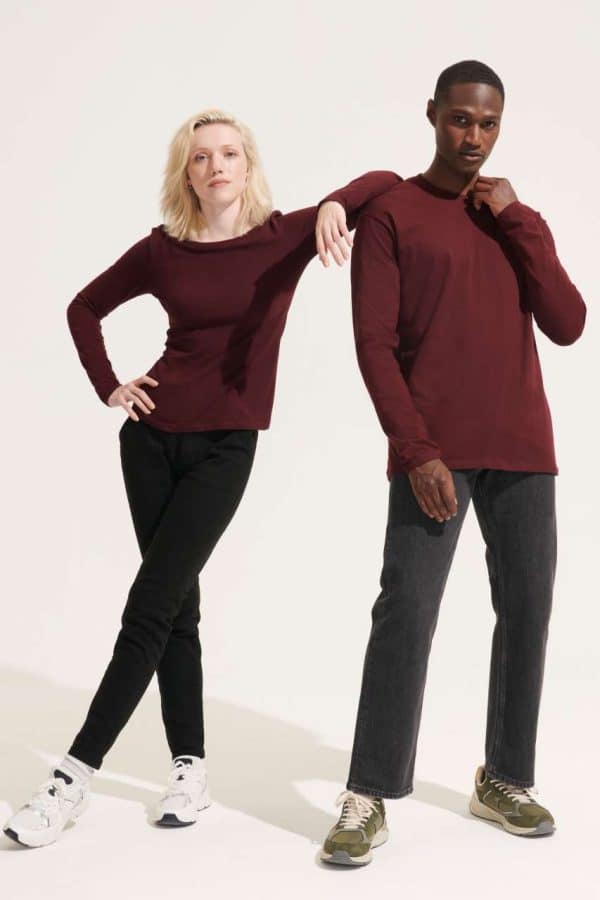 SO11420 SOL'S MONARCH - MEN'S ROUND COLLAR LONG SLEEVE T-SHIRT