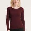 SO11425 SOL'S MAJESTIC - WOMEN'S ROUND COLLAR LONG SLEEVE T-SHIRT
