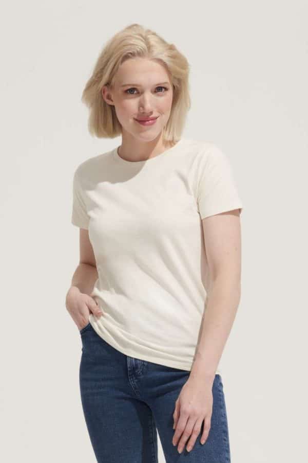 SO11502 SOL'S IMPERIAL WOMEN - ROUND COLLAR T-SHIRT