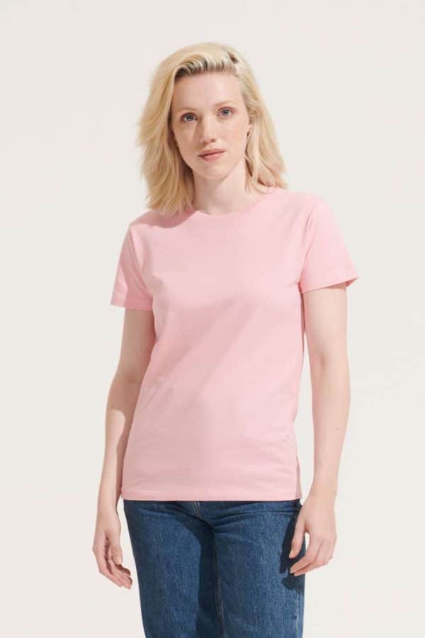 SO11502 SOL'S IMPERIAL WOMEN - ROUND COLLAR T-SHIRT