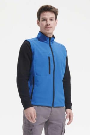 SO46601 SOL'S RALLYE MEN - SLEEVELESS SOFTSHELL JACKET