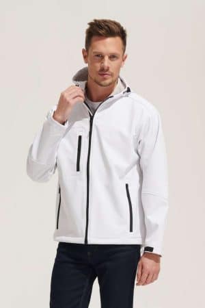 SO46602 SOL'S REPLAY MEN - HOODED SOFTSHELL