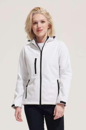 SO46802 SOL'S REPLAY WOMEN - HOODED SOFTSHELL