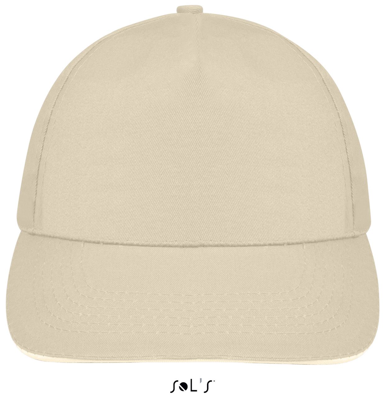 KP189 5 PANELS COTTON SANDWICH CAP