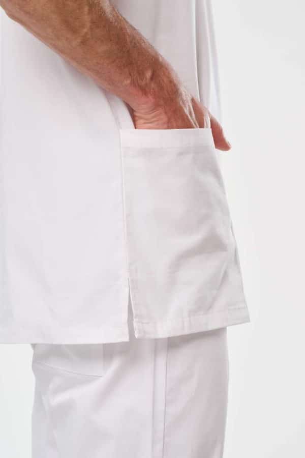 WK504 UNISEX SHORT SLEEVE COTTON TUNIC