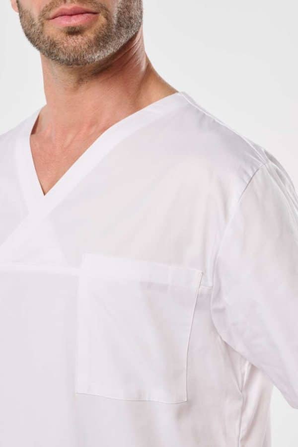 WK504 UNISEX SHORT SLEEVE COTTON TUNIC