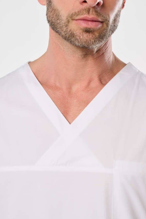 WK504 UNISEX SHORT SLEEVE COTTON TUNIC