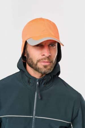 WKP122 NEON WINTER CAP - 6 PANELS